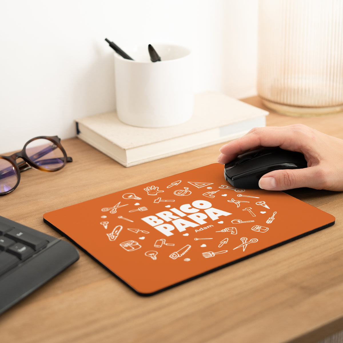 Tapis de souris Objets Rectangle Brico Papa photo N° 2