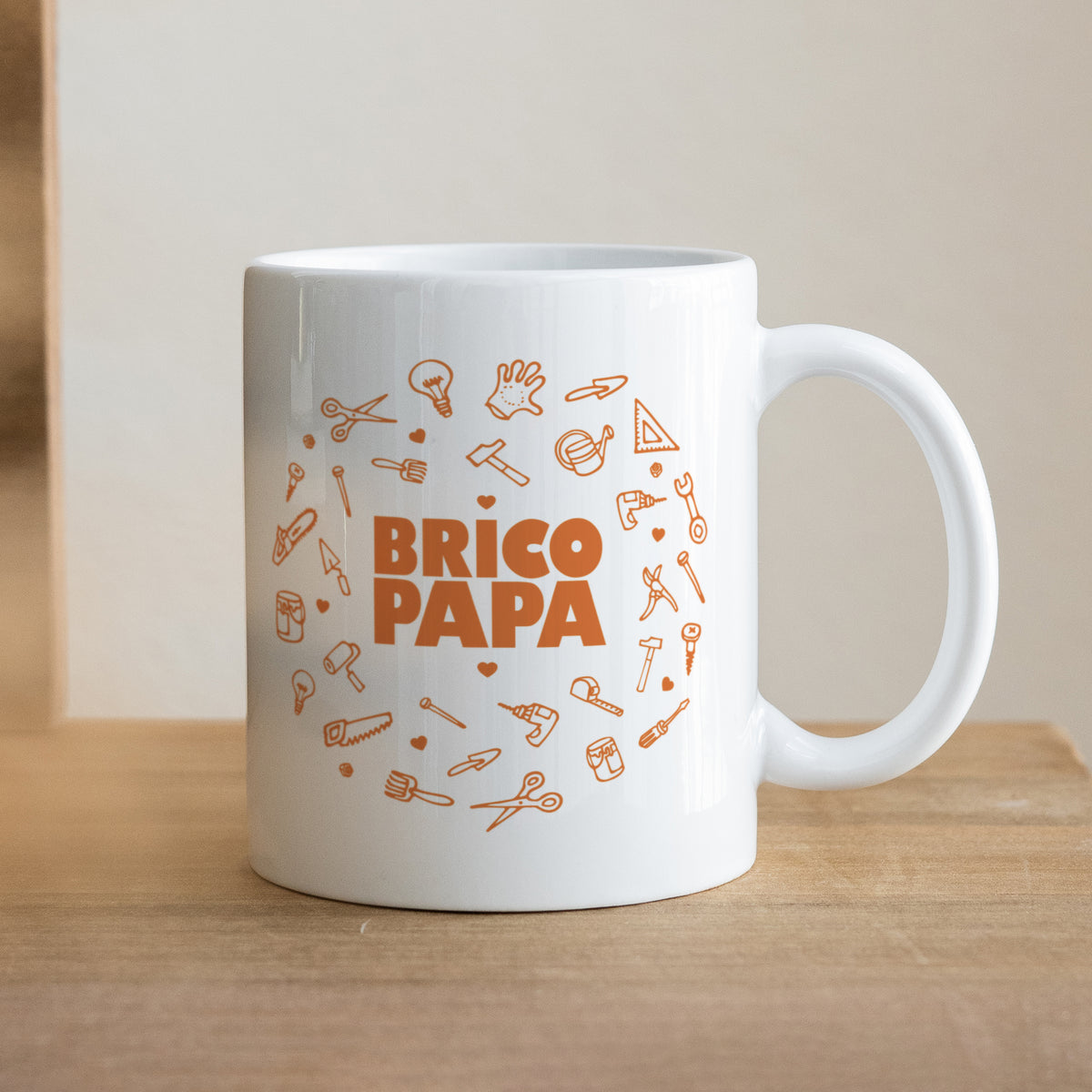 Mug Objets Blanc Brico Papa photo