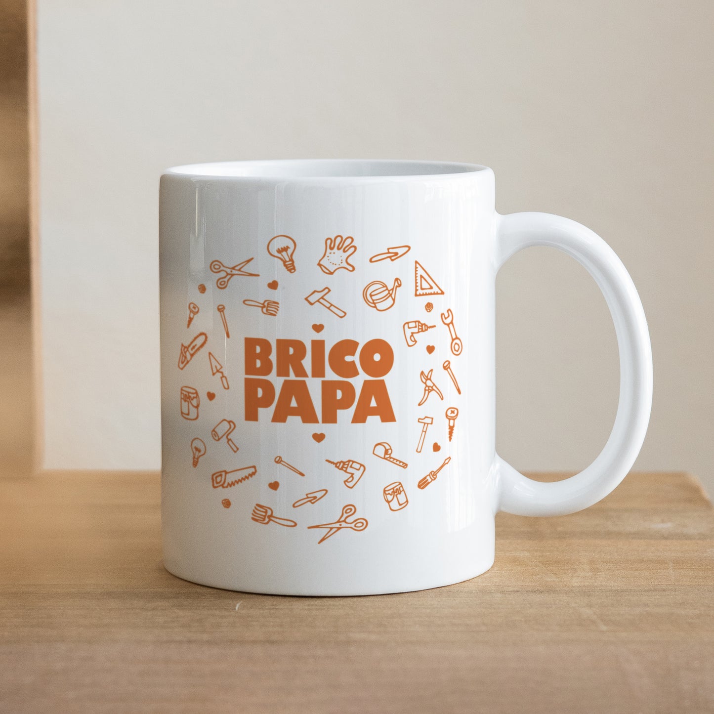 Mug Objets Blanc Brico Papa photo N° 1