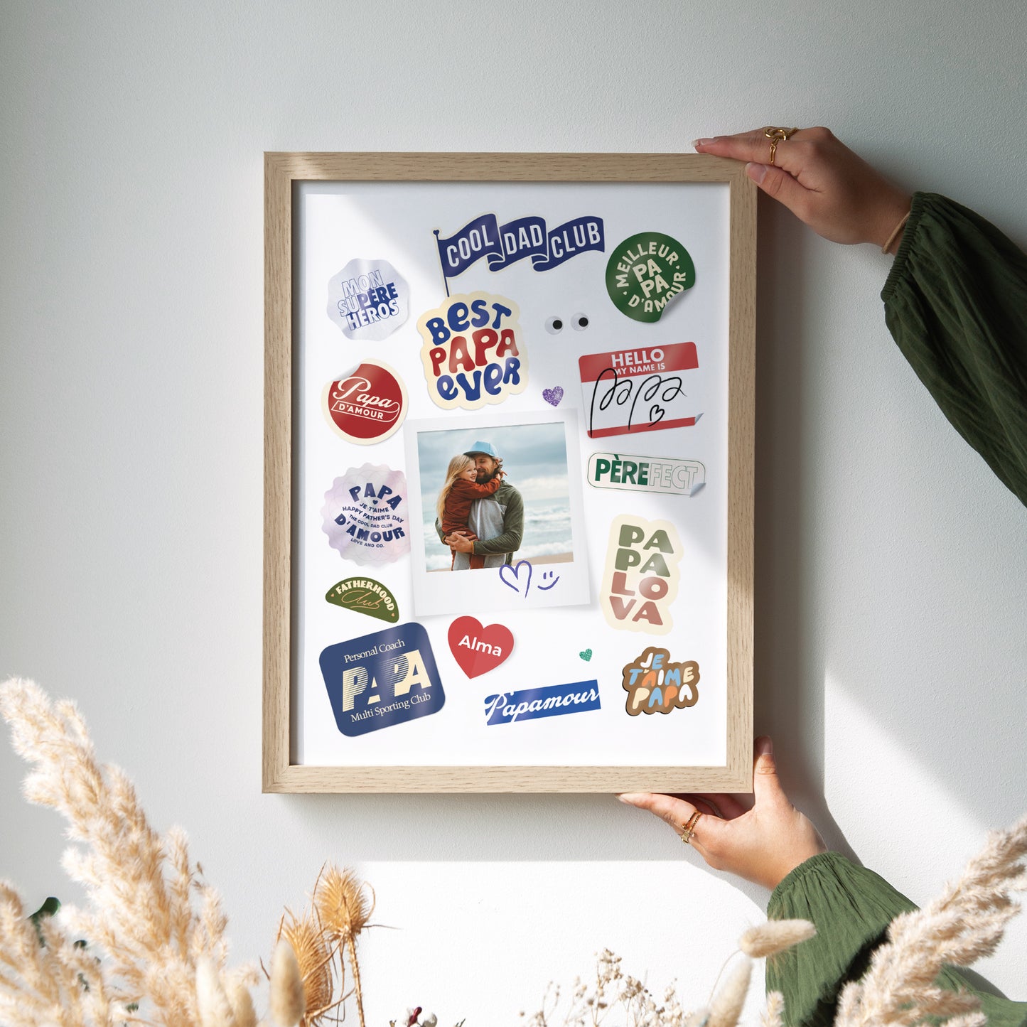 Affiche Objets Portrait Papatchwork d’Amour photo N° 2