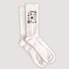 Chaussettes homme Blanches Papatchwork d’Amour photo N° 3