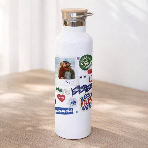 Gourde Objets 75 cl Papatchwork d’Amour photo