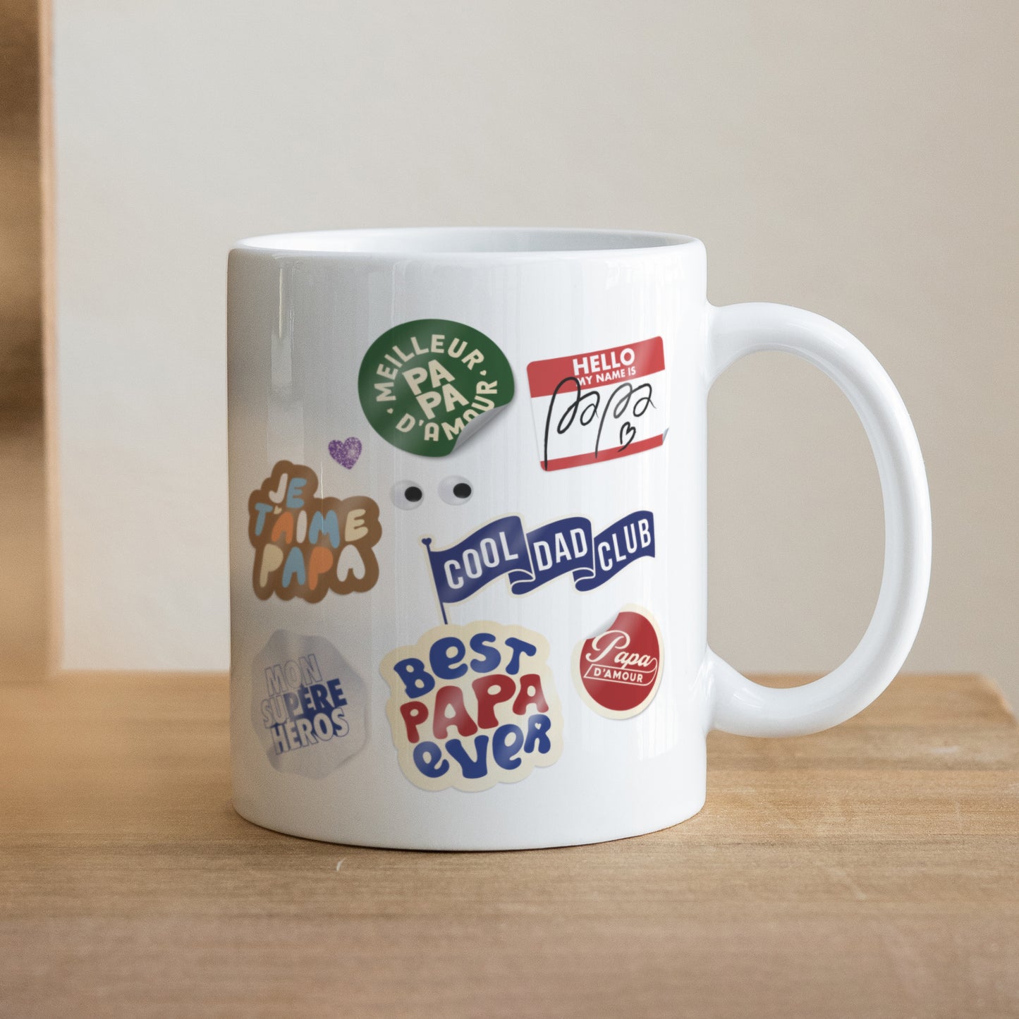 Mug Objets Blanc Papatchwork d’Amour photo N° 1