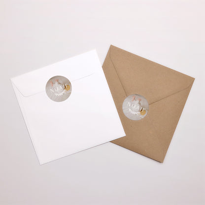 Sticker Naissance Rond Baby Focus photo N° 3