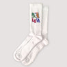 Chaussettes homme Blanches Papa Lova league photo N° 1
