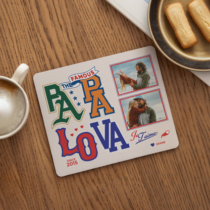 Tapis de souris Objets Rectangle Papa Lova league photo N° 1