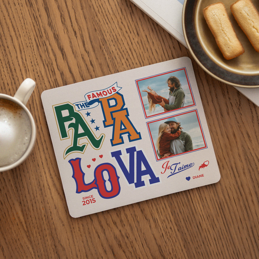 Tapis de souris Objets Rectangle Papa Lova league photo