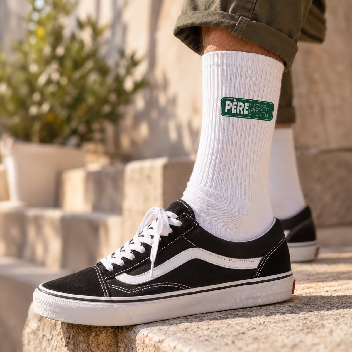Chaussettes homme Blanches Pèrefect photo N° 2