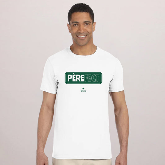 Tshirt Objets Recto Blanc Pèrefect photo