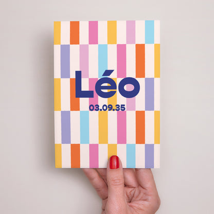 Faire-part Naissance Portrait Un Monde en Couleurs photo N° 2