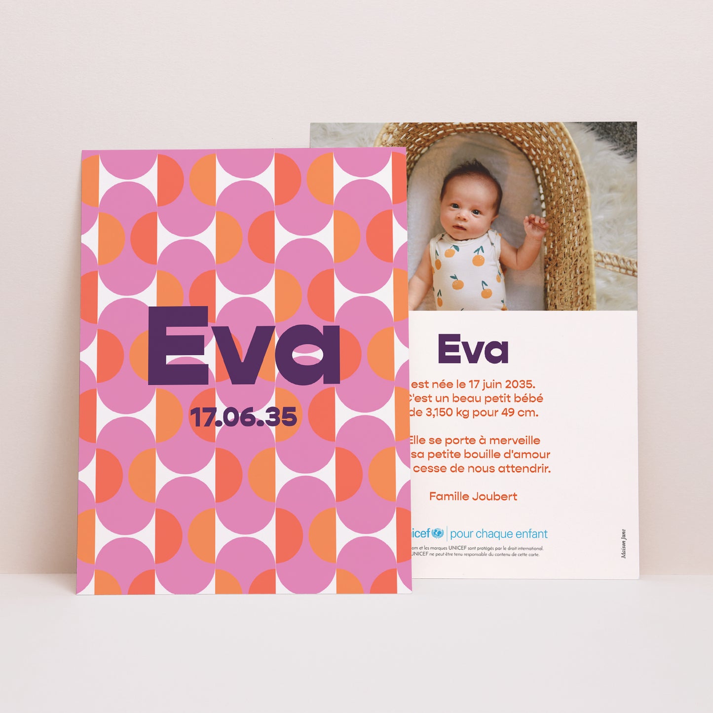 Faire-part Naissance Portrait Baby Groove photo N° 1