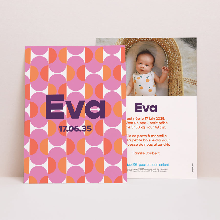 Faire-part Naissance Portrait Baby Groove photo