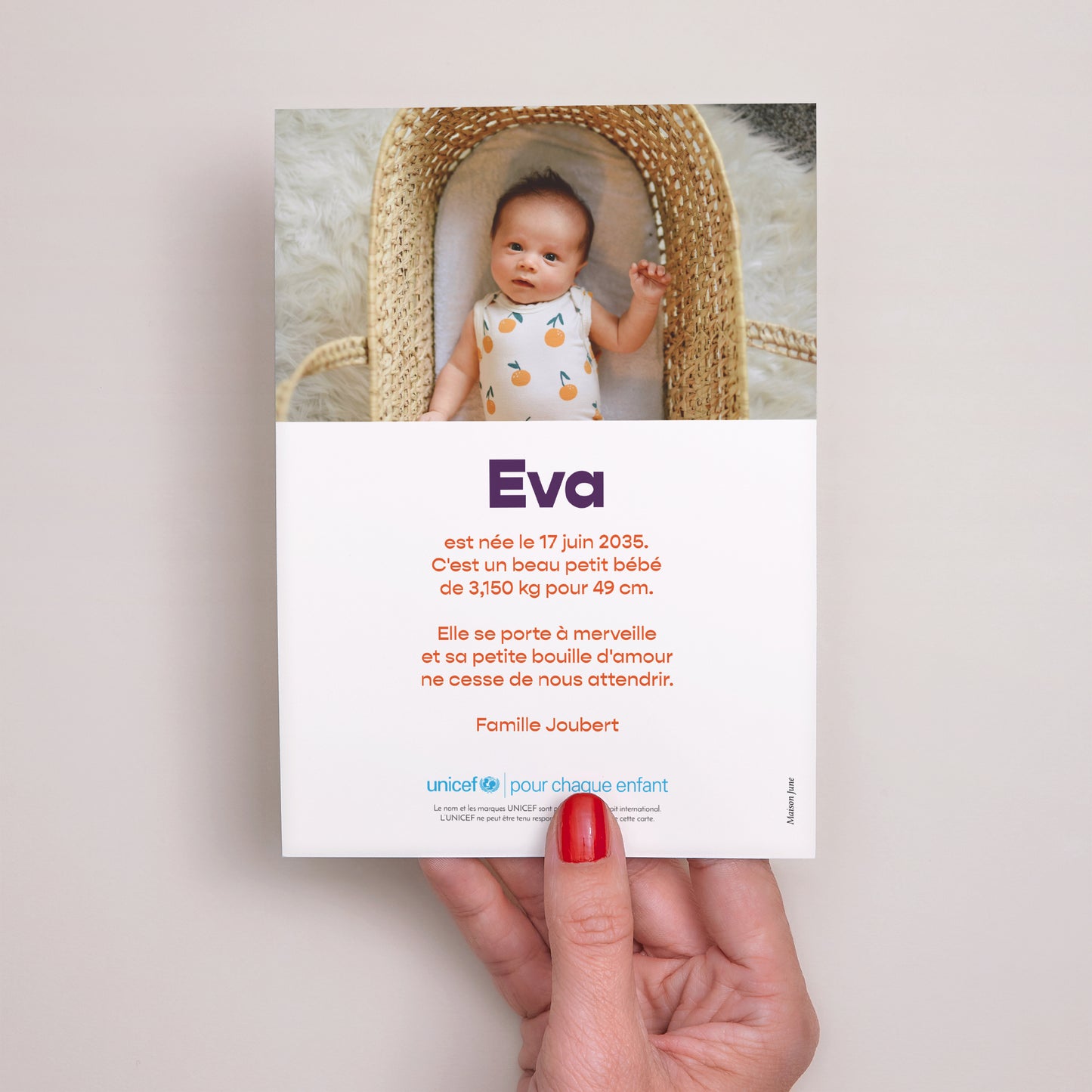 Faire-part Naissance Portrait Baby Groove photo N° 3