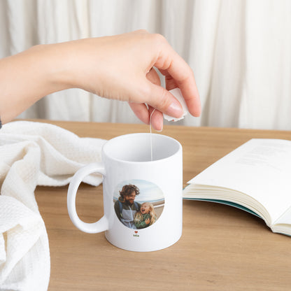 Mug Blanc Fatherhood club photo N° 3