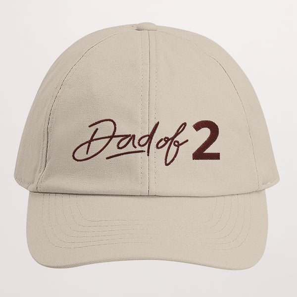 Casquette Objets Brodée Beige Dad of ... photo