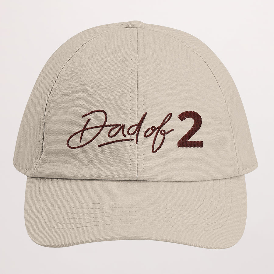 Casquette Objets Brodée Beige Dad of ... photo