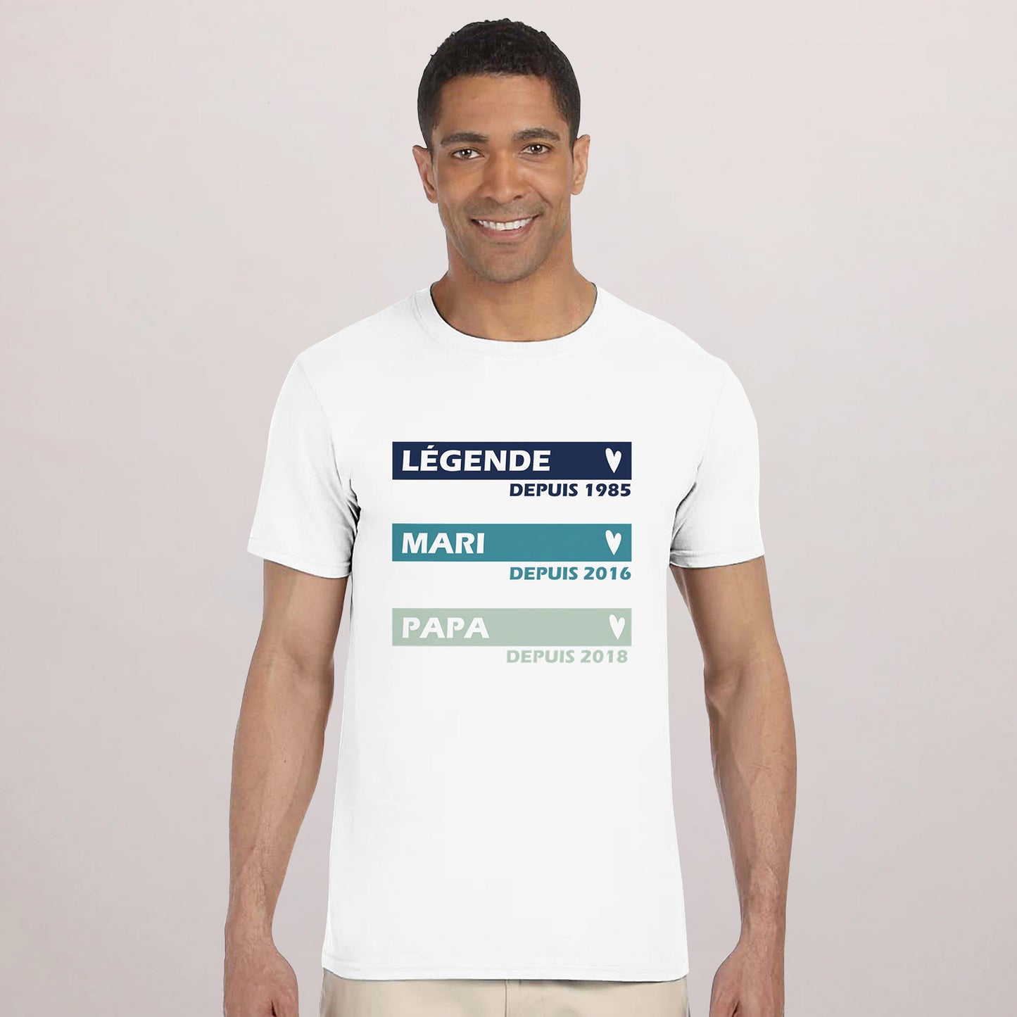 Tshirt Recto Blanc La légende photo N° 1