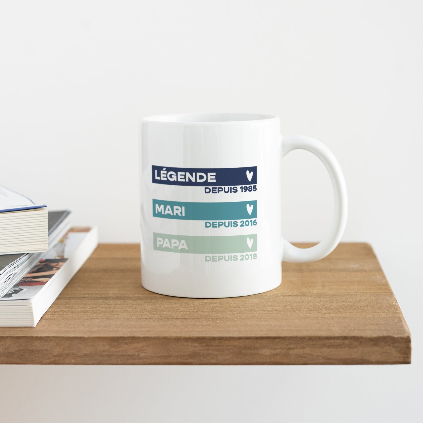 Mug Blanc La légende photo N° 4