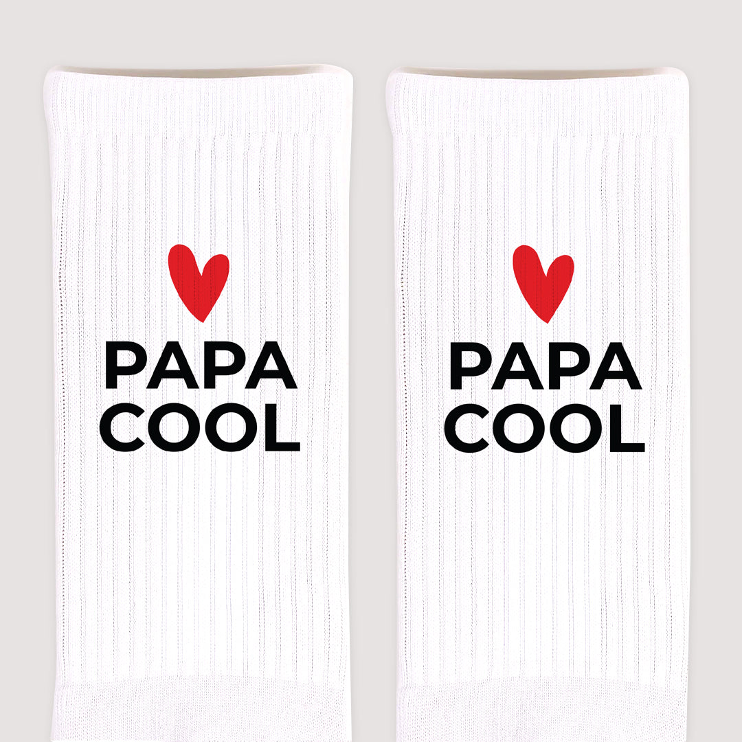 Chaussettes homme Blanches Papa cool II photo N° 3