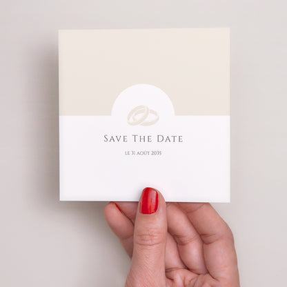 Save the date Mariage Carré Douce Harmonie photo N° 2