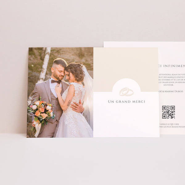 Remerciements Mariage Paysage Douce Harmonie photo