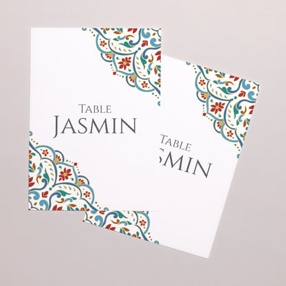 Marque table Mariage Rectangle Amour d’Orient photo N° 2