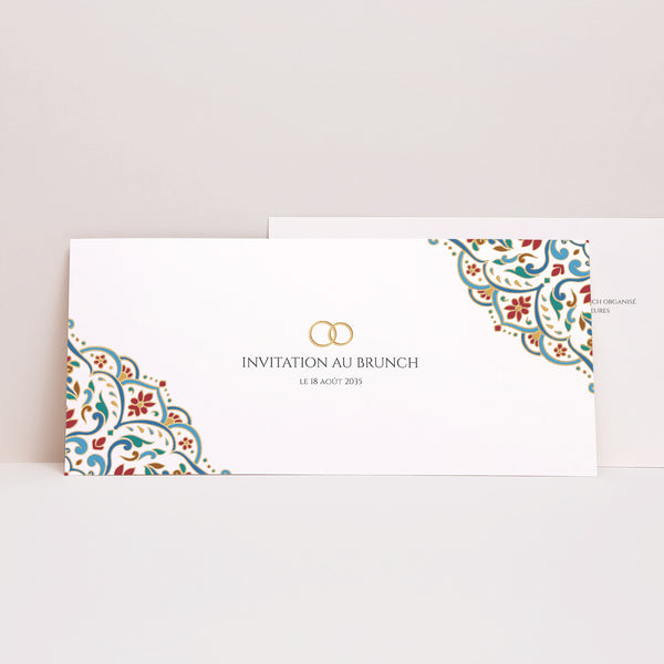 Invitations Mariage Panoramique paysage Amour d’Orient photo