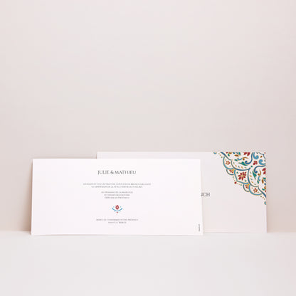 Invitations Mariage Panoramique paysage Amour d’Orient photo N° 2
