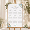 Plan de table Mariage Portrait 60 x 90 cm Amour d’Orient photo N° 1
