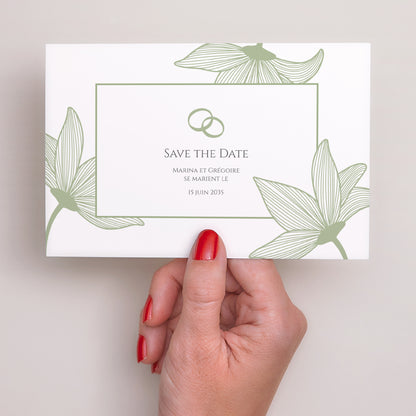 Save the date Mariage Paysage Fleurs d’Élégance photo N° 3