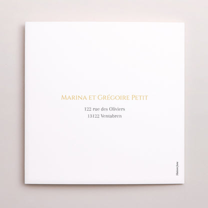 Remerciements Mariage Triptyque asymétrique Au Fil de Nos Vœux photo N° 3