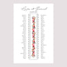 Plan de table Mariage Portrait 60 x 90 cm La table fleurie des mariés photo N° 2