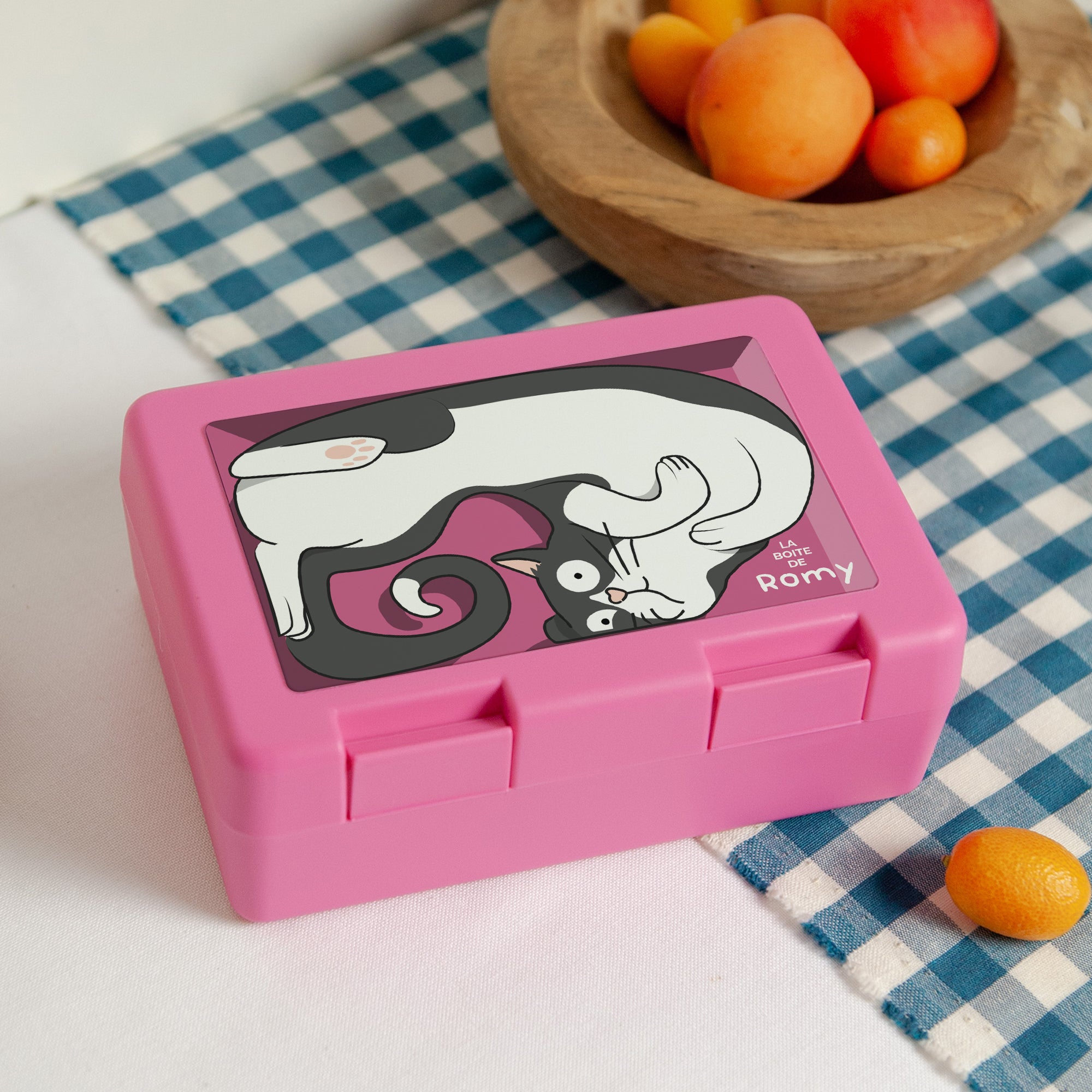 Boite goûter Rose Boite à chat photo N° 2