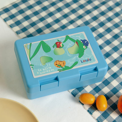 Boite goûter Bleue Cool frog box photo N° 1