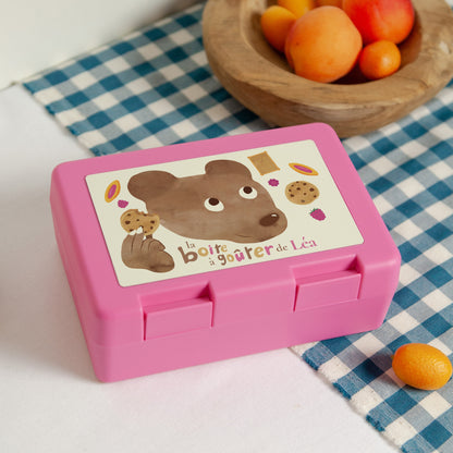 Boite goûter Rose Boite à ourson photo N° 2