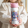Gourde enfant Rose, 32 cl Goûter fleuri photo N° 1