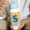Gourde enfant Bleue, 32 cl Colorful stripes blue photo N° 1