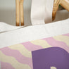 Tote bag Anse en toile Mon initiale d'amour rose photo N° 3