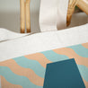Tote bag Anse en toile Mon initiale d'amour bleu photo N° 3