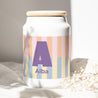 Pot en céramique Naissance 65 cl Colorful stripes pink II photo N° 1
