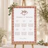 Plan de table Mariage Portrait 60 x 90 cm Amour Bucolique photo N° 1