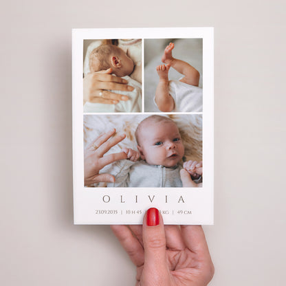 Faire-part Naissance Portrait Portraits de bonheur photo N° 2