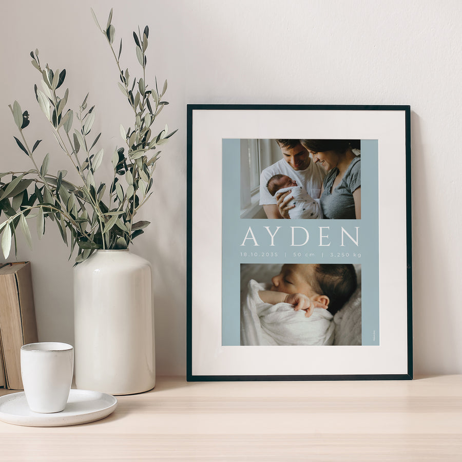 Affiche Naissance Portrait Chapitre un photo