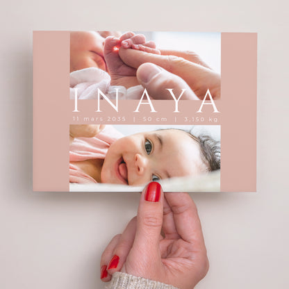 Faire-part Naissance Paysage Objectif bonheur photo N° 3