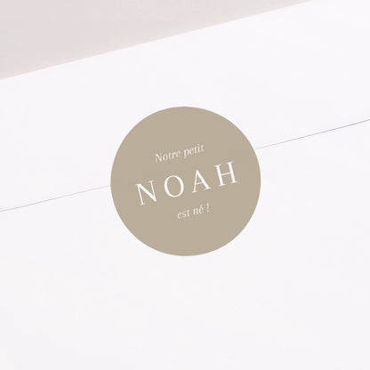 Sticker Naissance Rond Petits morceaux de nous photo N° 1