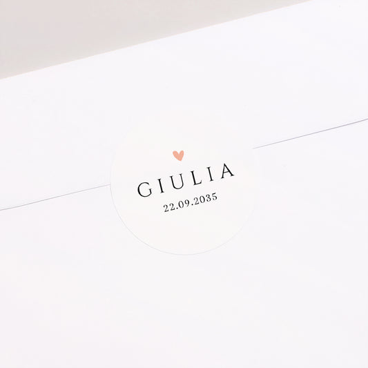 Sticker Naissance Rond Souvenirs à chérir photo