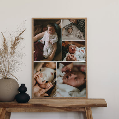 Affiche Naissance Portrait 60 x 90 cm Éclats de vie photo N° 2