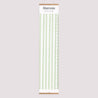 Toise Naissance Papier Rayures vertes claires photo N° 1