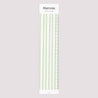 Toise Naissance Papier Rayures vertes claires photo N° 5