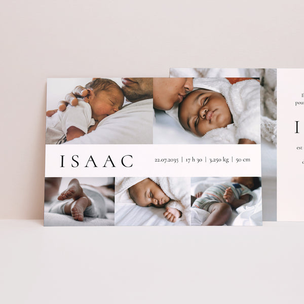 Faire-part Naissance Paysage Un rayon de vie photo